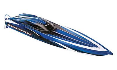 Traxxas Spartan Brushless 2.4GHz RTR Boat: Blue