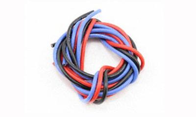 Novak 14awg Silicone Power Wire (Black/Red/Blue) (3')
