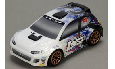 1/24 4WD Rally Race Car RTR Blue Spatter