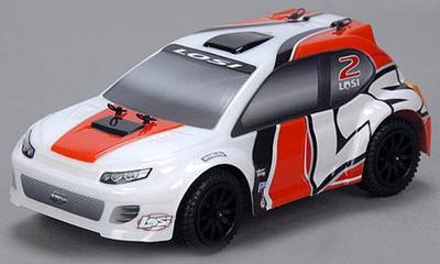 1/24 4WD Rally Race Car RTR Orange/White