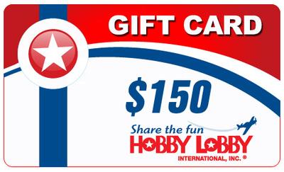 $150 Hobby Lobby Gift Certificate