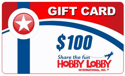 $100 Hobby Lobby Gift Certificate