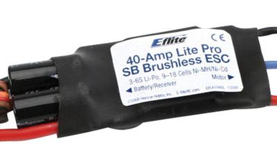40-Amp Lite Pro Switch-Mode BEC Brushless ESC
