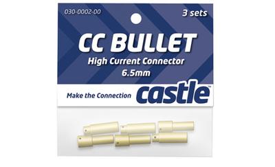 6.5mm Bullet Conn Male/Female 3 Set