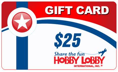 $25 Hobby Lobby Gift Certificate