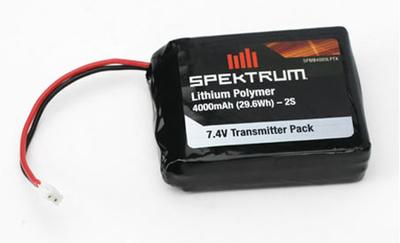 4000mAh LiPo Transmitter Battery for DX7 & DX8