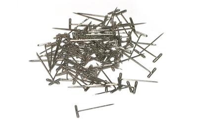 T-Pins Nickel Plated 1" (100)