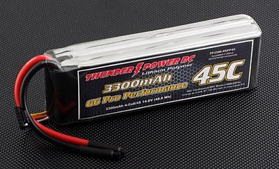 3300mAh 4S 14.8V 45C LiPo Battery