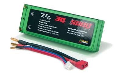 5000mAh 2S 7.4V 30C LiPo Battery