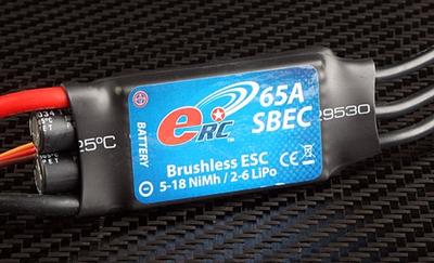 eRC 65A Brushless Programmable ESC w/SBEC