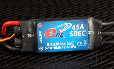 eRC 45A Brushless Programmable ESC w/SBEC