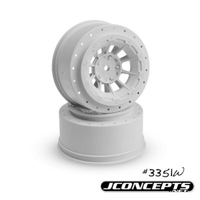 JConcepts Hazard Slash Rear/4x4 Wheel White (2) JCI3351W