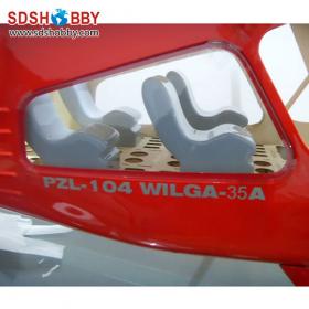 102.3in Wilga Fiberglass Version 50CC Scale Airplane/ Gasoline Airplane ARF-Red Color