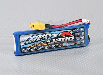 Zippy-K Flightmax 1200mah 2S1P 25C Lipoly Battery