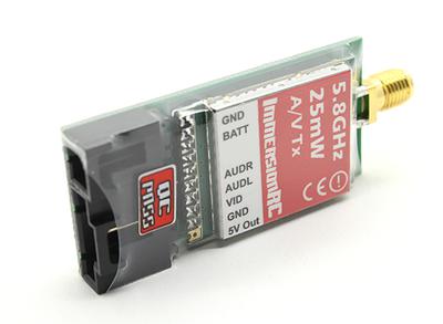 ImmersionRC 5.8GHz 25mW Video Transmitter A CE Certified NexwaveRF Powered Video Link (Fatshark)
