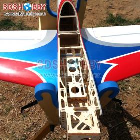 64in Windy-Wing F3A3D 110A RC Model Electric/Nitro Airplane ARF-Red & Blue & White Color