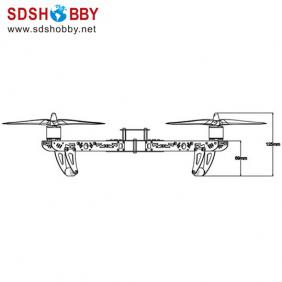 ST450 Four-axis Flyer/Quadcopter Kit with Frame +Prop