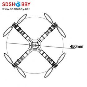 ST450 Four-axis Flyer/Quadcopter Kit with Frame +Prop