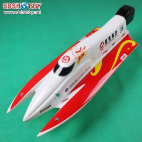 F1 Motorboat Electric Brushless RC Boat Fiberglass with 3660 Motor and water-cooling ESC 120A