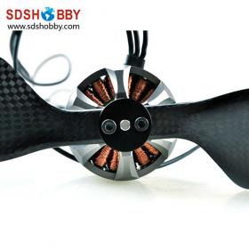 One Pair* T-Motor 14*5.5/1455 Carbon Fiber Positive Propeller and in Reverse Propellers for Multicopter