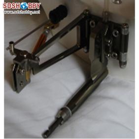 Aluminum Alloy 08 Single Assemble Rudder Length=65mm Height=75mm with Water Pickup for RC Boat