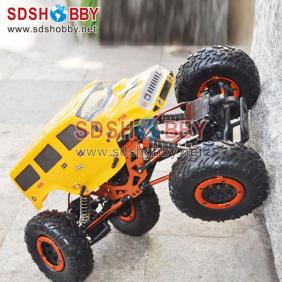 HSP 1/18 Scale RC Electric Off-Road Crawler RTR (Model NO.:94680) with Two Wheel Steering, 2.4G Radio, RC260 Motor
