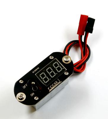 5V,6V/ 5A BEC Output Switch Harness W/LED Voltage Meter