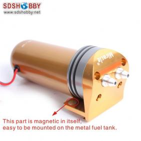 CNC Processed Electric Fuel  Pump-Golden 7.2-12V For Gas and Nitro