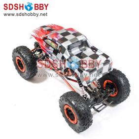HSP 1/18 Scale RC Electric Off-Road Crawler RTR (Model NO.:94680) with Two Wheel Steering, 2.4G Radio, RC260 Motor