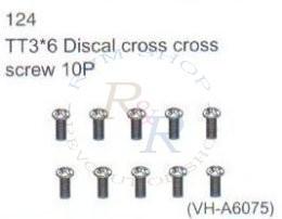 TPF2*8 Flat-headed cross screw 10P (VH-A6216)
