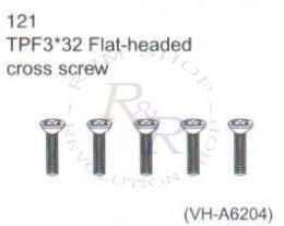 TT3*20 Discal-headed cross screw 10P (VH-A6125)
