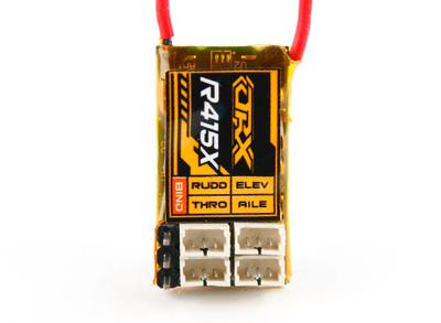 OrangeRx R415X DSMX/DSM2 Compatible 4Ch Micro 2.4Ghz Receiver