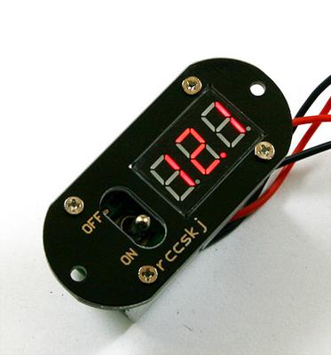 25A Large Current Switch Harness W/LED Voltage Meter