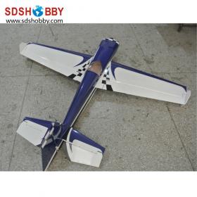 NEW 27% 74in Slick 540 Carbon Fiber Version 30~35cc RC Gasoline Airplane/Petrol Airplane ARF (with Winglets)-Blue & White Color