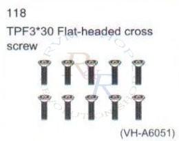 TPF3*18 Flat-headed cross screw 10P (VH-A6112)