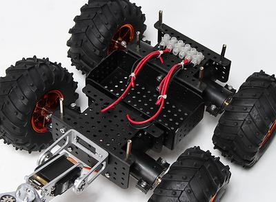 Wild Thumper 4WD Multi Chassis with Monster Truck Type Wheels
