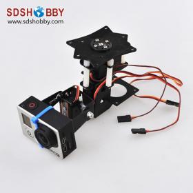 Gopro Three-Axle Shock Absorption Camera Gimbal (360 Degree) without Servos