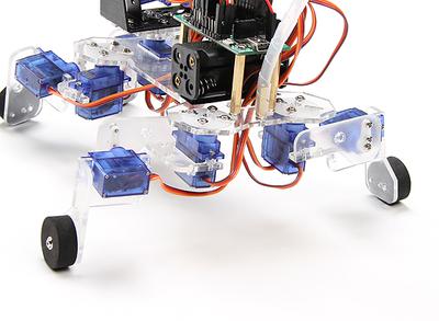 Playful Puppy Robotic Kit with ATmega8 Control Board and IR Sensor