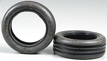 Associated Front Wide 4 Rib Tires M3 with Foam Inserts ASC9591
