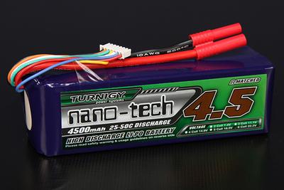 Turnigy nano-tech 4500mah 6S 25~50C Lipo Pack
