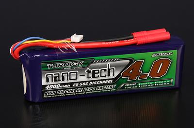 Turnigy nano-tech 4000mah 4S 25~50C Lipo Pack