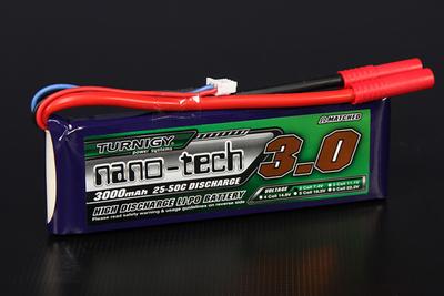 Turnigy nano-tech 3000mah 2S 25~50C Lipo Pack