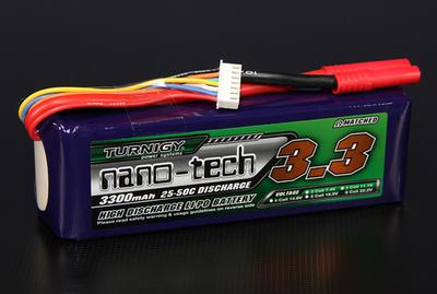 Turnigy nano-tech 3300mah 6S 25~50C Lipo Pack