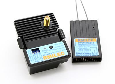 RMILEC T4346NB18-J / R4346NB18 430-460Mhz 18ch LRS Radio System (JR Pin Configuration)