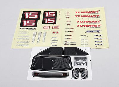 Unpainted Body Shell w/Decals 1/10 Turnigy 4WD Brushless Short Course Truck