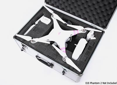 Aluminum Carrying Case for DJI Phantom and Phantom 2 Quadcopter