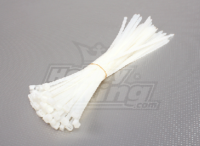 Cable Ties - White (350mm) (50pcs/bag)