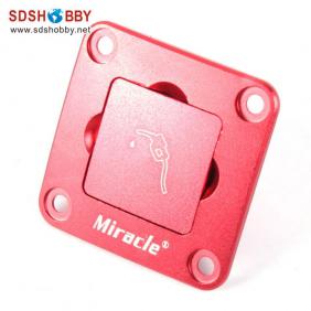 High Quality Square CNC Aluminum Fuel Plug/Fuel Dot with Fuel Filling Nozzle-Red Color (with magnet inside)
