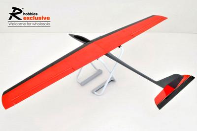 2Ch RC EP 1.2M Speedo Pro Mark II Glider - Red / Gold Carbon Front Edge (US Warehouse)