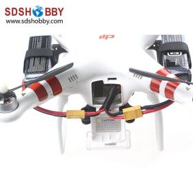 XT60 Parallel Convertion Cable 12AWG Silicone Wire of Li-battery Double Cells for DJI Phantom